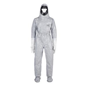 TF611TGYMD0001NF | Tychem 6000 Coverall With Faceseal Size MD Color G